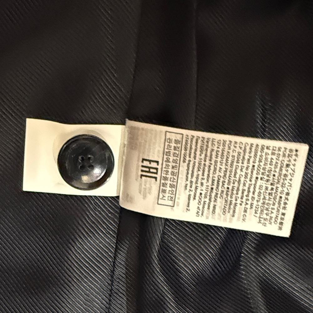 Banana Republic Navy and White Striped Double-Breasted Blazer - Picture 6 of 9